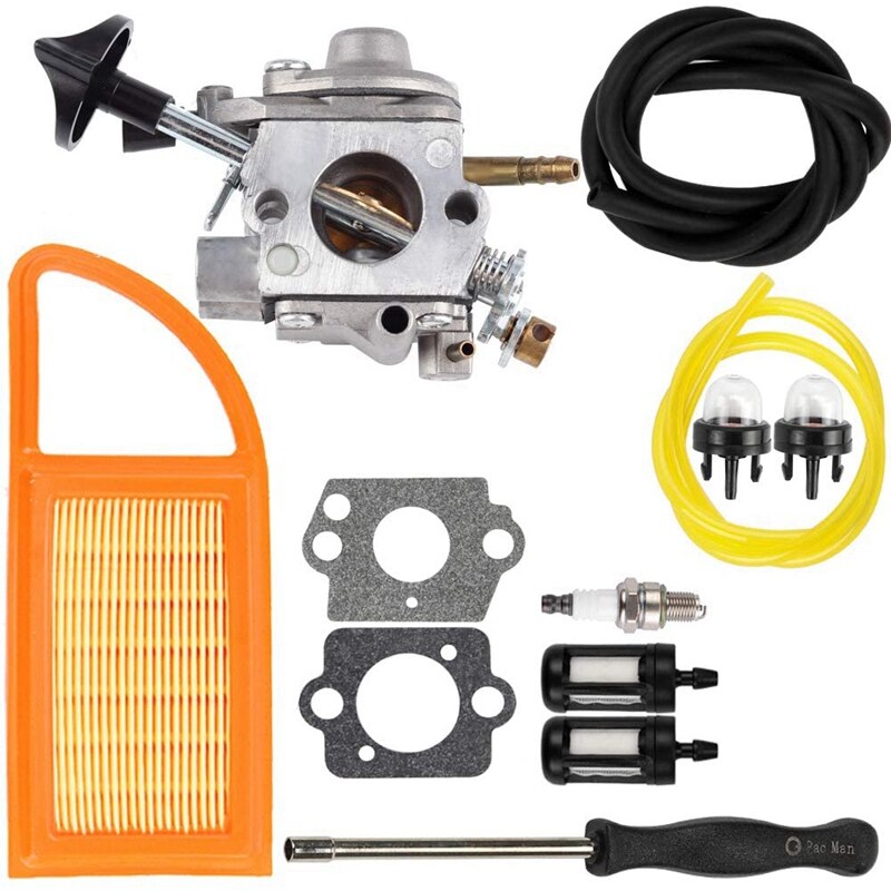 Br 600 carburador filtro de ar combustível carb repower kit para stihl br500 br550 br600 mochila ventilador folha peças