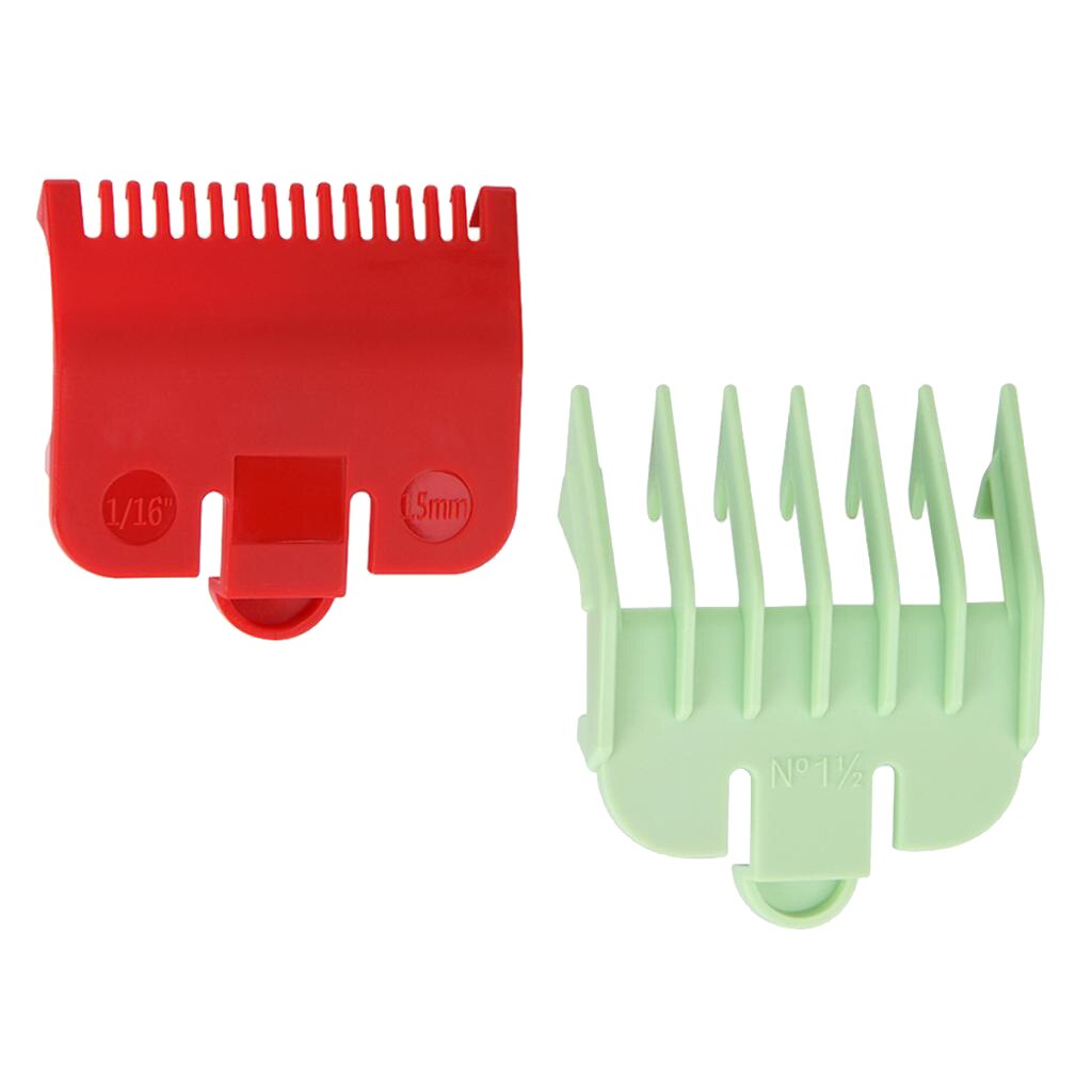 Juego de peines de guía para afeitadora de pelo eléctrica, 1/8 '', 1/16'', 2 uds.