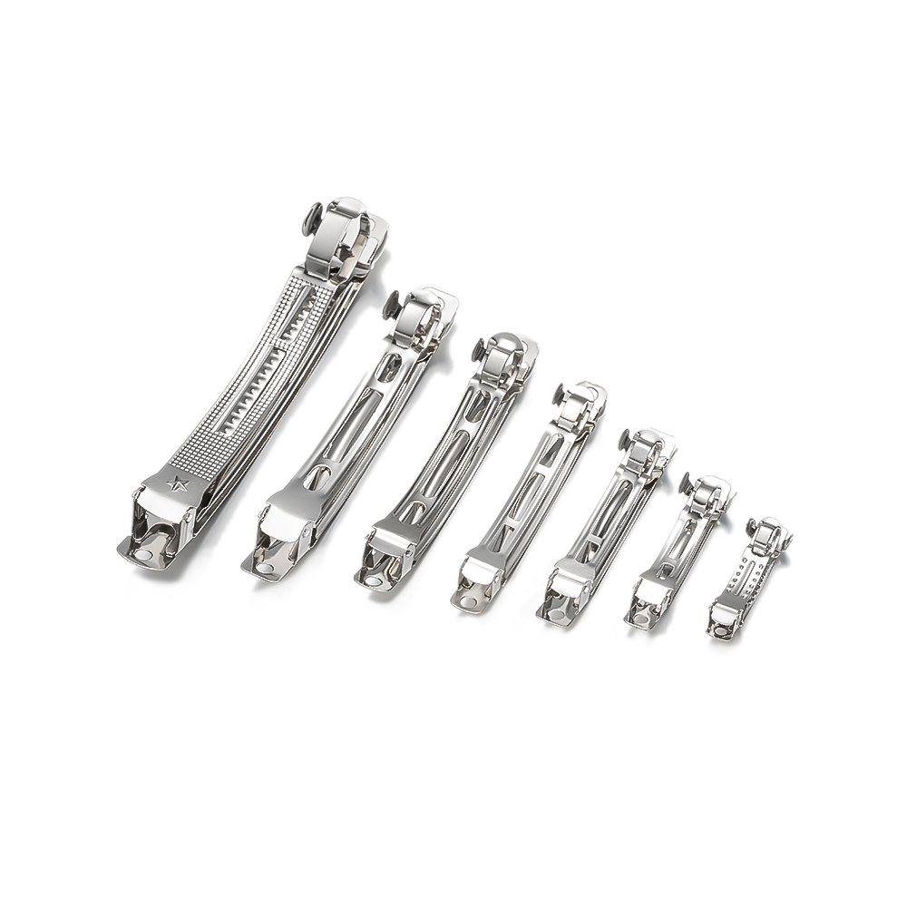 10 Uds. Pasador francés de Metal, pinzas para el cabello, alfileres, Base en blanco para niñas y mujeres, accesorios de horquilla DIY, suministros para fabricación de joyas, manualidades: XS