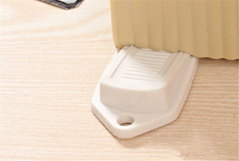 Protector de seguridad niños para puertas para bebés tapón de puerta de seguridad de la tarjeta de la cuña de goma puerta tapón de soporte con Protector de bebé