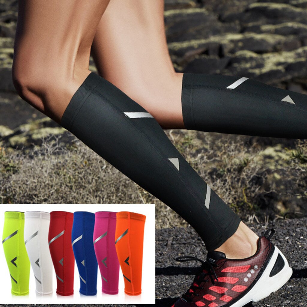 SAGACE veau protéger respirant pression jambe manches jambières mollet jambières unisexe sport basket-ball genouillère