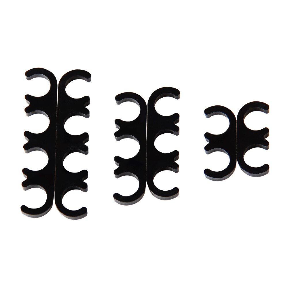 Black plastic 7mm 8mm Spark Plug Wire Cable Separator Dividers Looms For Ford