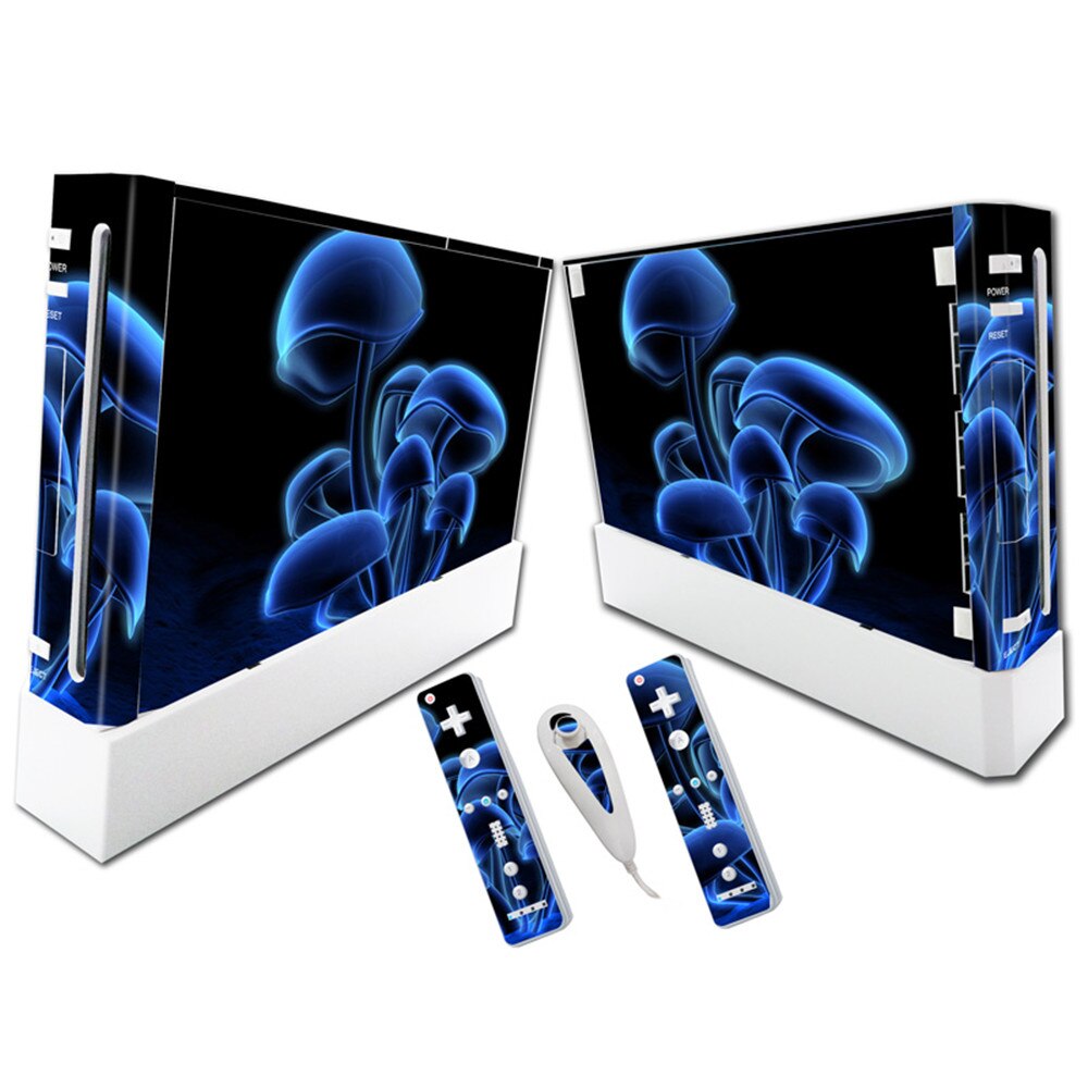 for W ii Vinyl Skin Sticker Protector for W ii and controller skins Stickers for w ii Console Protect console from scratch: TN-WII-0257