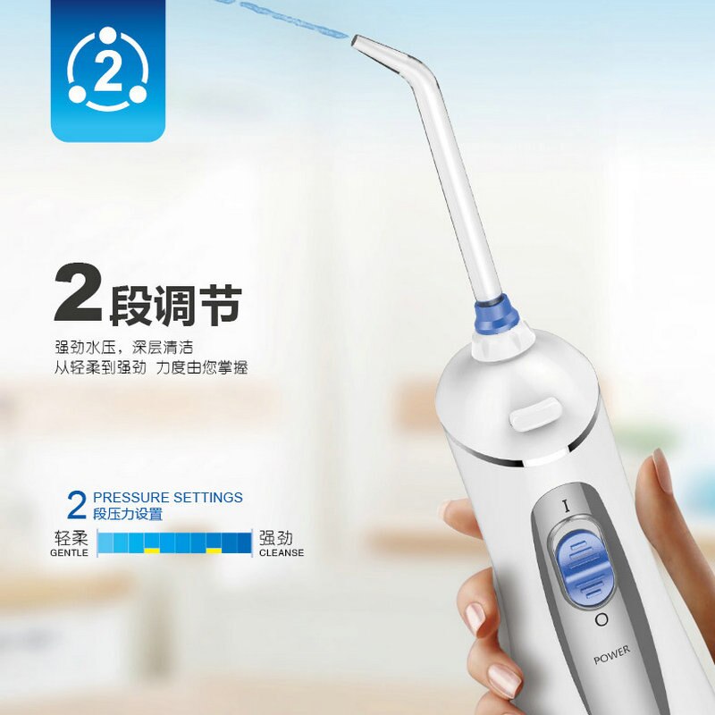 Draagbare elektrische huishoudspoeler, tandenreiniger met waterflosdraad