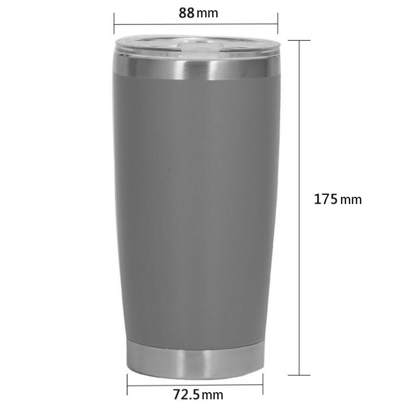 Travel Mug Double Stainless Steel Wall Vaccum Insulated Coffee Tumbler With Sealed Anti Leaking Lid Father's Day