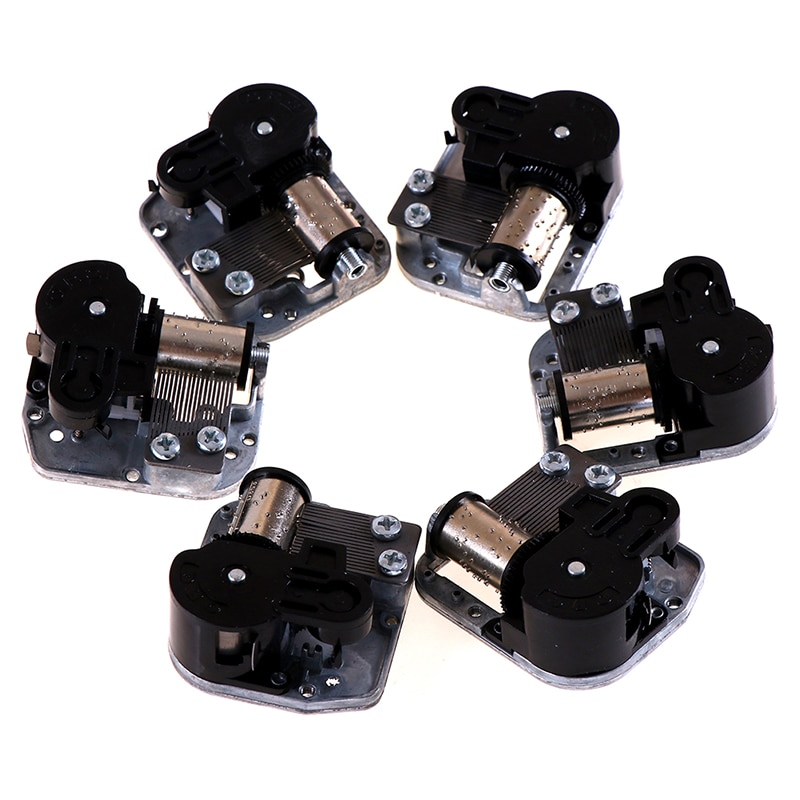 1Pc Schroeven Sleutel Mechanische Diy Windup Muziekdoos Muzikale Beweging Zilveren Ca. 50G Craft Decoratie Home Decor