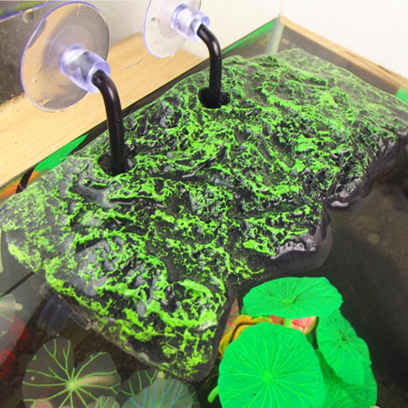 Aquarium Tank Floating Sucking Disc Turtle Dock Basking Terrace Island Platform Aquarium Decor