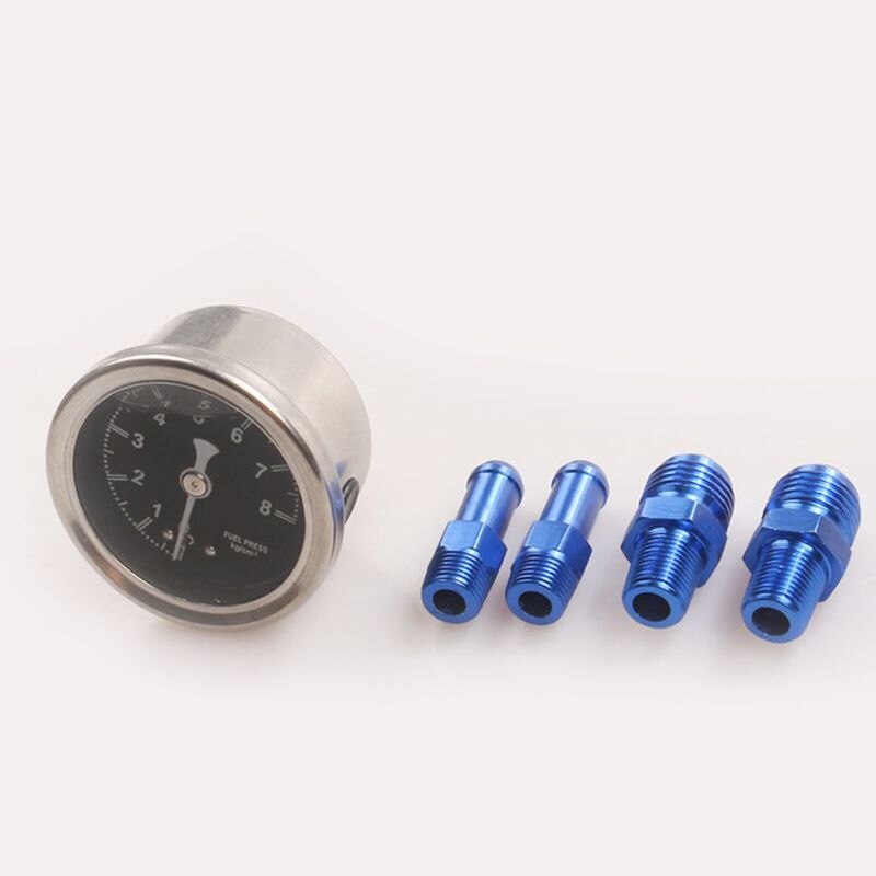 Universal Adjustable Aluminum Fuel Pressure Regulator With Gauge Kit