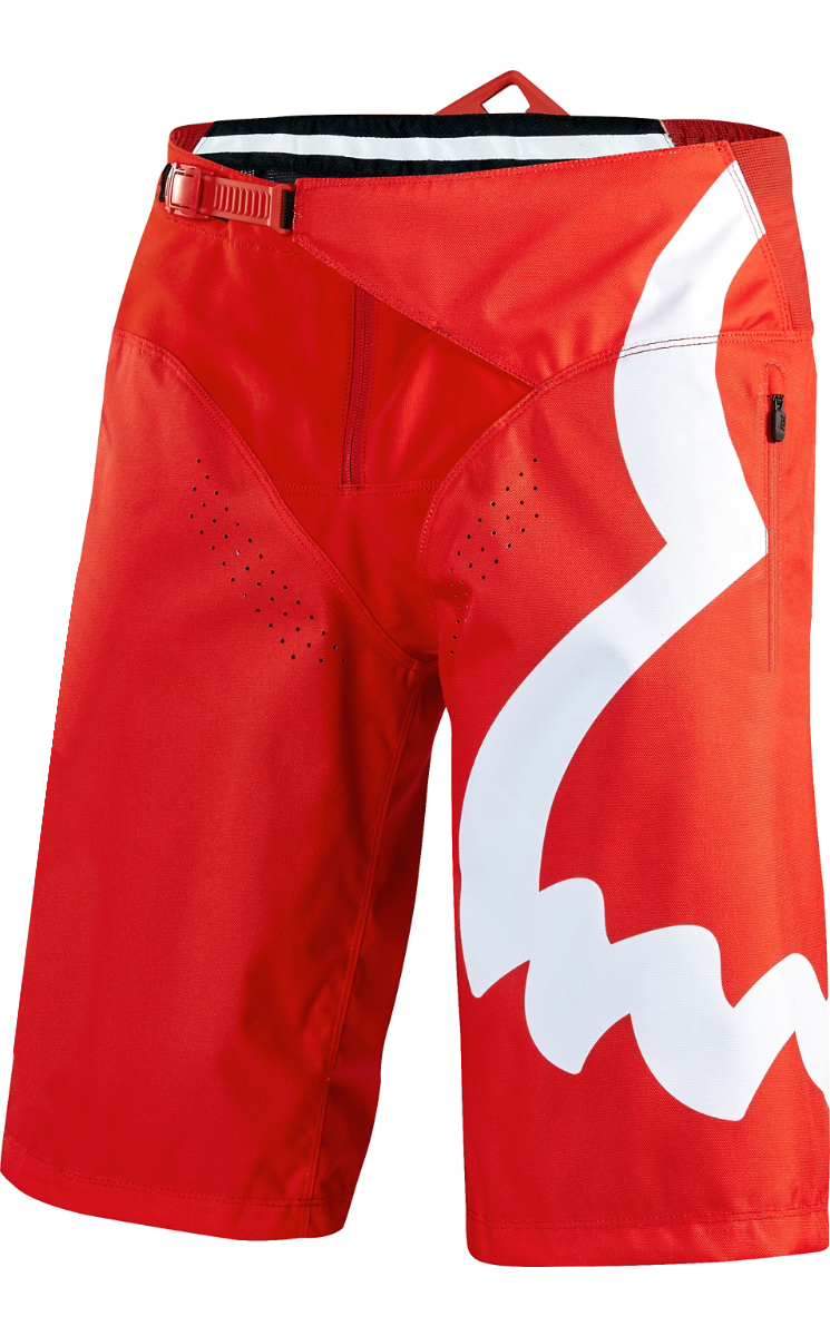 360 svarta cykelshorts motocross mtb dirt bike off road mountain downhill ridshorts: Röd / 36