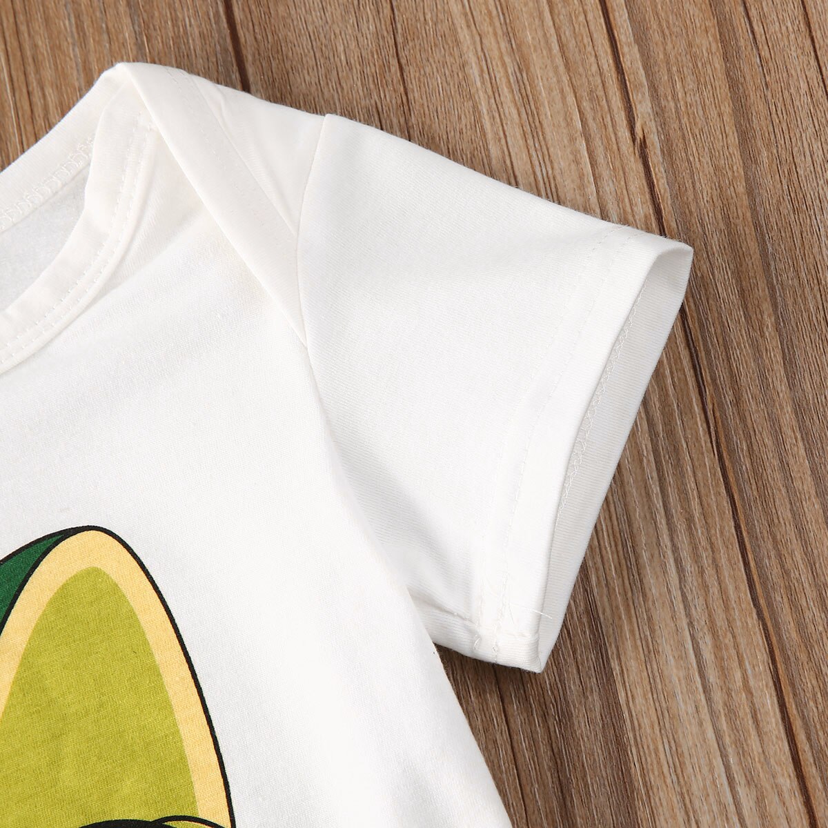Baby Zomer Kleding 0-18M Nieuw Zuigeling Baby Meisjes Jongens Avocado Bodysuits Fruit Print Korte Mouw jumpsuits 5 Stijl