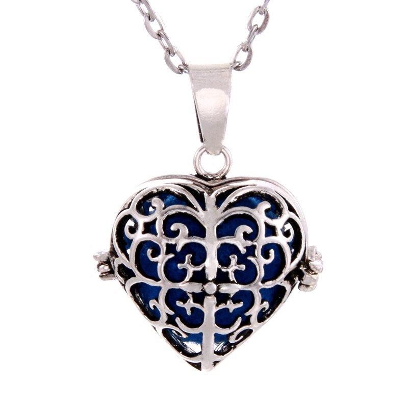 Arbre de vie cage d'aromathérapie diffuseur collier médaillon pendentif parfum huile essentielle collier médaillon d'aromathérapie Cage de perles: 10