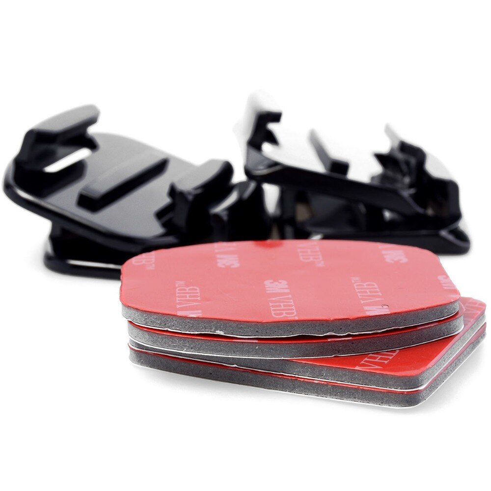 8 STKS Platte Gebogen Mount Set Sticker 3 M Lijm Voor Sony Action Cam HDR AS20 AS15 AS100V AS30V AZ1 AS200V FDR-X1000V accessoires