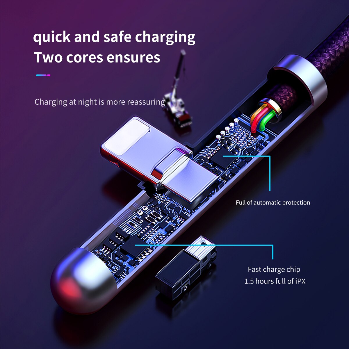 90 graus de luz led para usb relâmpago cabo para iphone 11 pro xs max xr 8 7 6s mais ipad carregador carregamento rápido dados 1m 2m cotovelo