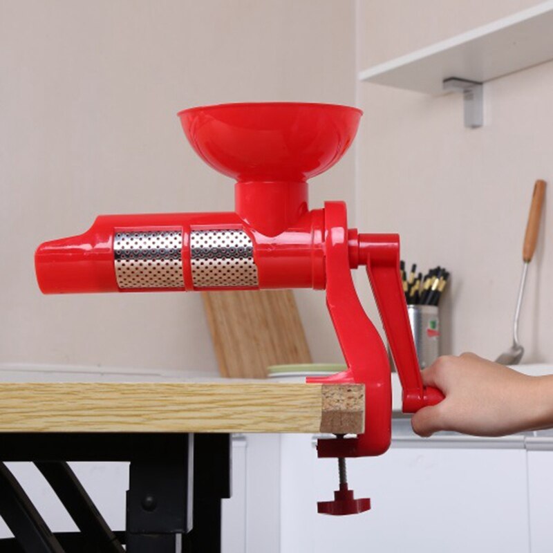 Exprimidor de salsa de tomate Manual de plástico para zumo de tomate multifuncional accesorios de cocina Gadgets Herramientas de frutas