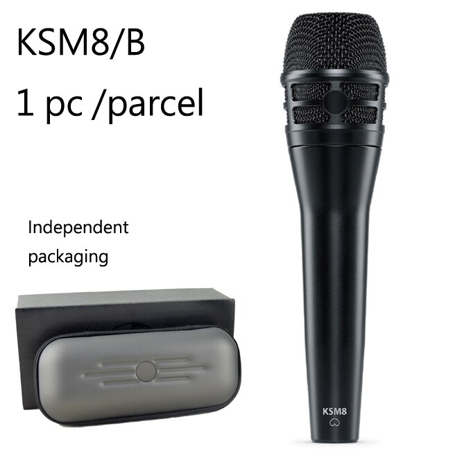 KSM8/N , KSM8/B Bedrade Dynamische Cardioid Professionele Zangmicrofoon, KSM8 Bedrade Zangmicrofoon: 1 piece Black