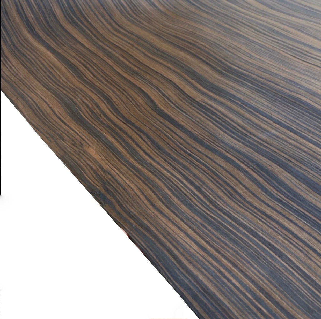 1 stück L: 2,5 Meter Breite: 55cm Dicke: 0,25mm Technologie Welle aufbringen Makassar Ebenholz Holz Furnier (zurück Vlies stoff)
