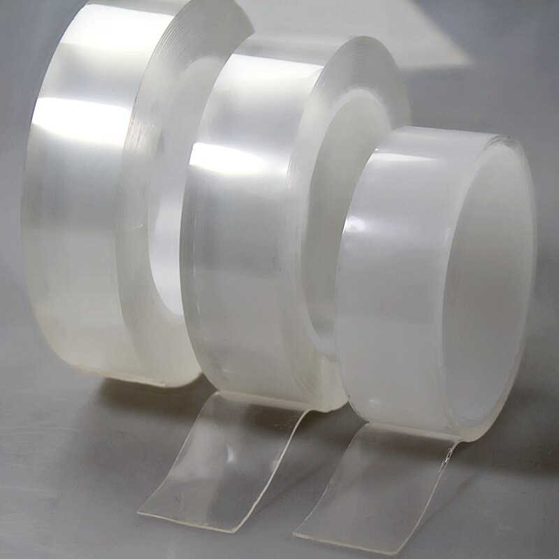 1M/3M/5M Nano Magic Tape Dubbelzijdige Tape Transparante Notrace Herbruikbare Waterdicht Plakband reinigbare Thuis Ymz