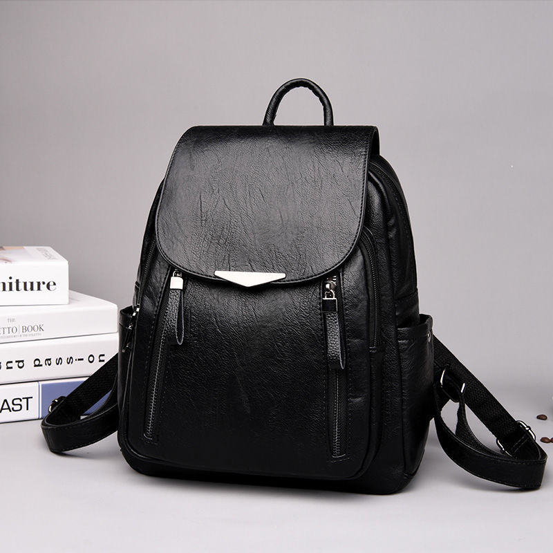 Travel Backpack Luxury Women Soft PU Leather Women Backpack School Backpack Women Backpack