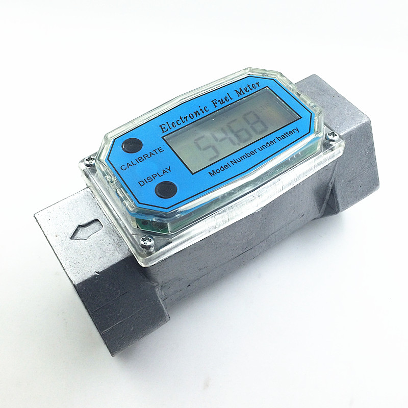 Digital Turbine Flow Meter petrol fuel gauge caudalimetro Flowmeter plomeria Pumping flow indicator sensor Counter DN40 DN25