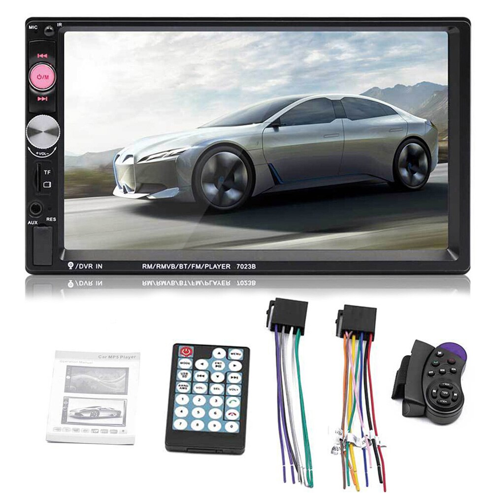 7" TouchScreen HD Multimedia MP5 Car Player Backup Camera Radio Video Universal