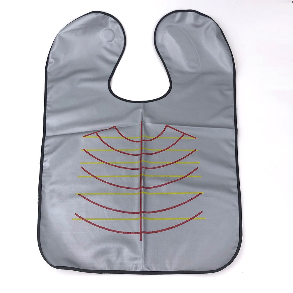 Hårfärgning cape barberare vattentät hårfärgning sjal cape frisör stylist wrap hållbar vattentät non-stick: Silver-