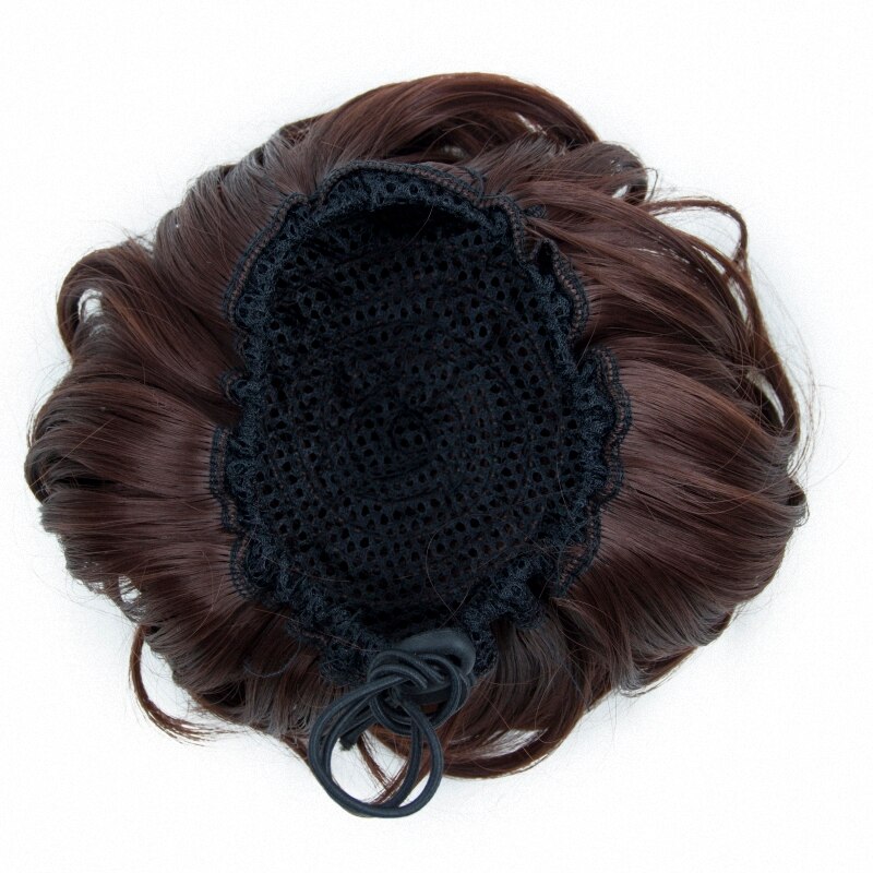 Synthetic Bun Wavy Hair Drawstring Chignon Messy Extensions HairPiece Scrunchie High Temperture Fiber
