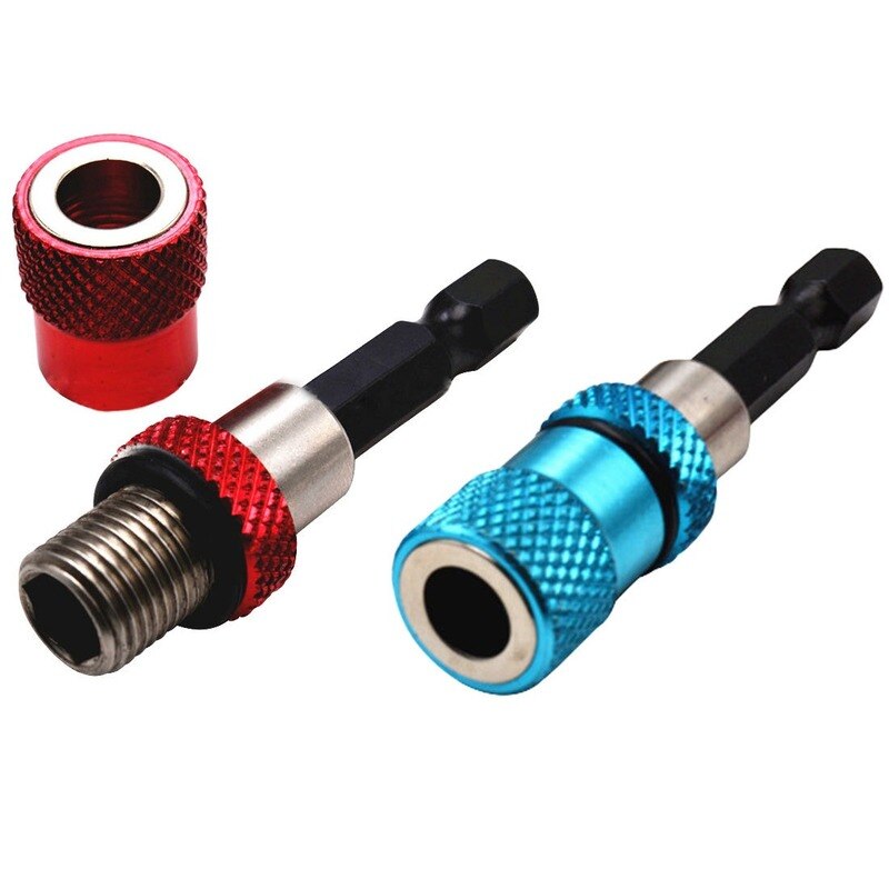 1pcs Adjustable Screw Depth Magnetic Screwdriver Bit Holder 1/4 Inch Hex Driver with 5pcs PH2 Scewdriver Bits 60mm Quick Holder
