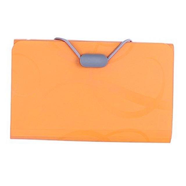Papers Letter Small Document Expandable Receipt Bill Storage Pocket Accordion A6 B6 Plastic File Folder Pocket: Yellow B6