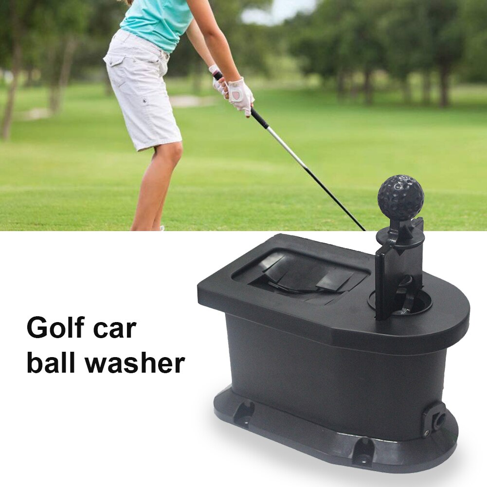 Club Ball Washer Kit Golf Cart Passenger Side Club Ball Washer Kit Dust Remove Golf Cart Multifunction Portable Accessories