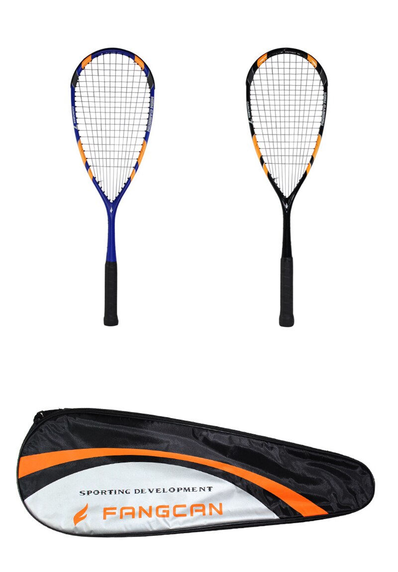 1 Stuk Professionele Squash Racket Full Carbon Fiber Voor Squash Sport Training Concurrentie Licht Gewicht Met Draagtas 2 Kleuren