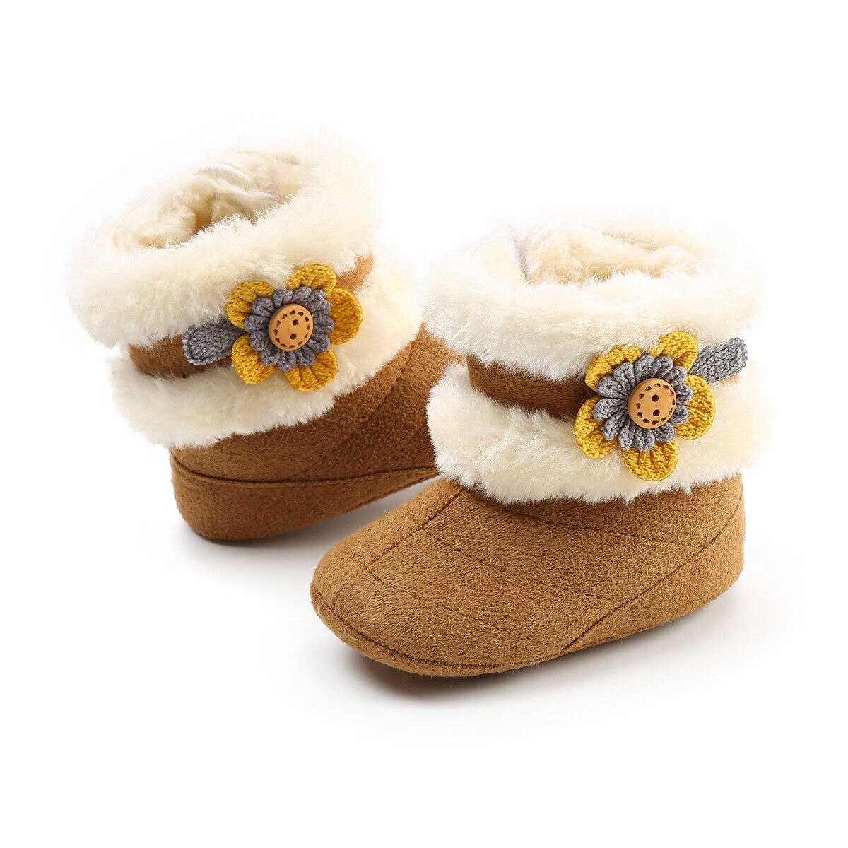 Winter Sneeuw Boot Baby Jongens Meisjes Katoen Warm Baby Crib Schoen Casual Peuter Baby Snowboots Zachte Tong Schoenen 0-18M