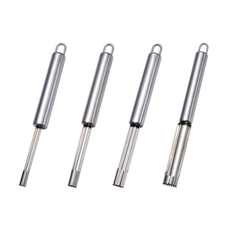Poignée dénoyauteuse de Fruits Corer lame dentelée tranchante outil de suppression de noyau de poire Gadget D0LD