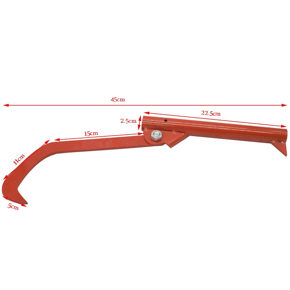 Steel Roller Felling Lever Lifter Log Peavy Home Transport Cant Hook Practical Rustproof Felling Lever Patio Backyard for Wood