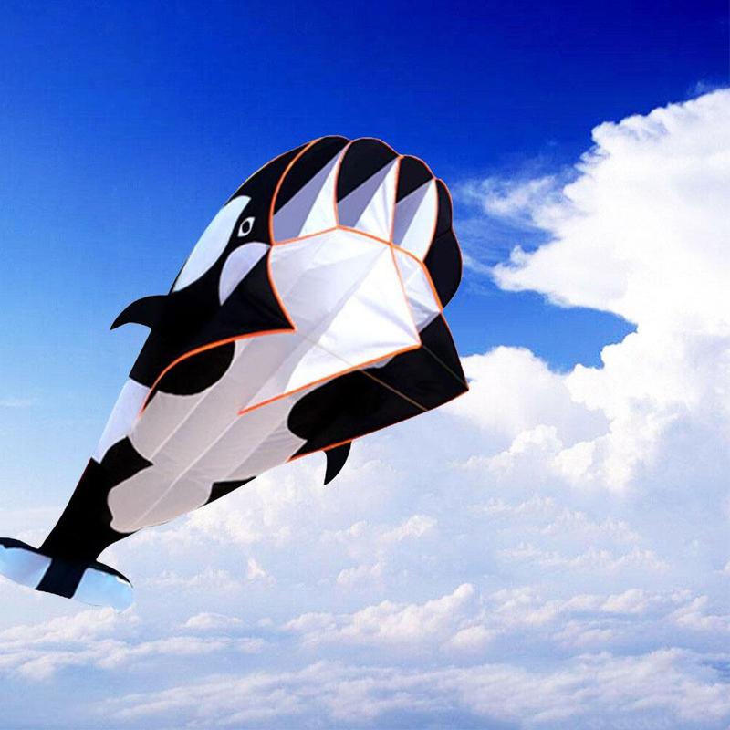 Whale Kite - Cartoon Animal Design - Easy to Fly - Polyester - for Kids & Adults