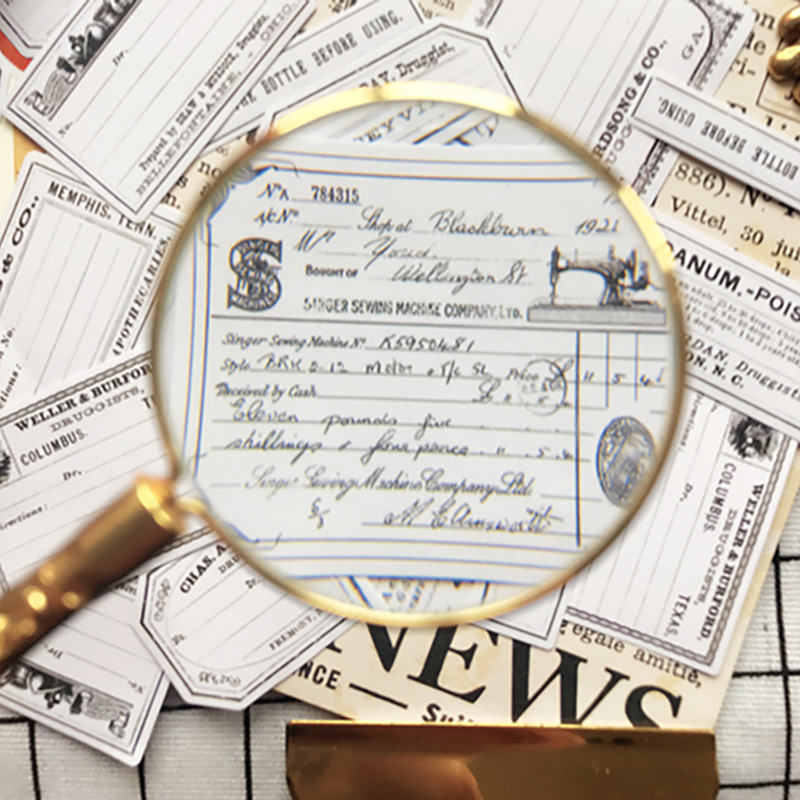 28Pcs Black White Vintage Stickers Junk Journal Ephemera Tim Holtz Style Memo Pad Label Aesthetic Sticker Scrapbooking Material