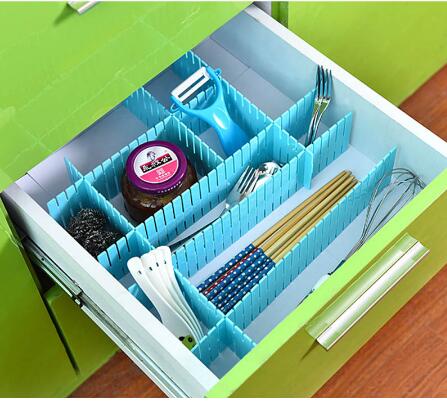 Divisor organizador da gaveta 32*7cm, 4 unidades,, armazenamento, roupa íntima, braçadeira, diy, rede, plástico, separador, caixa de jóias cl6215