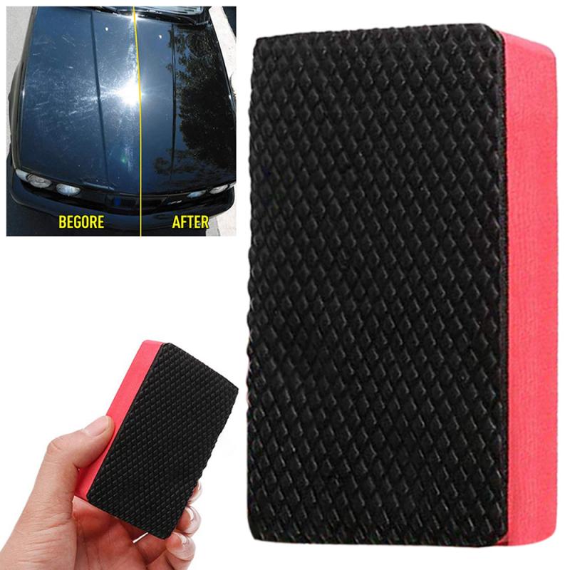 1Pcs Auto Cleaner Eraser Wax Polish Pad Tool Auto Magic Clay Bar Pad Glas Spons Blok Wasborstel car Care Accessoires