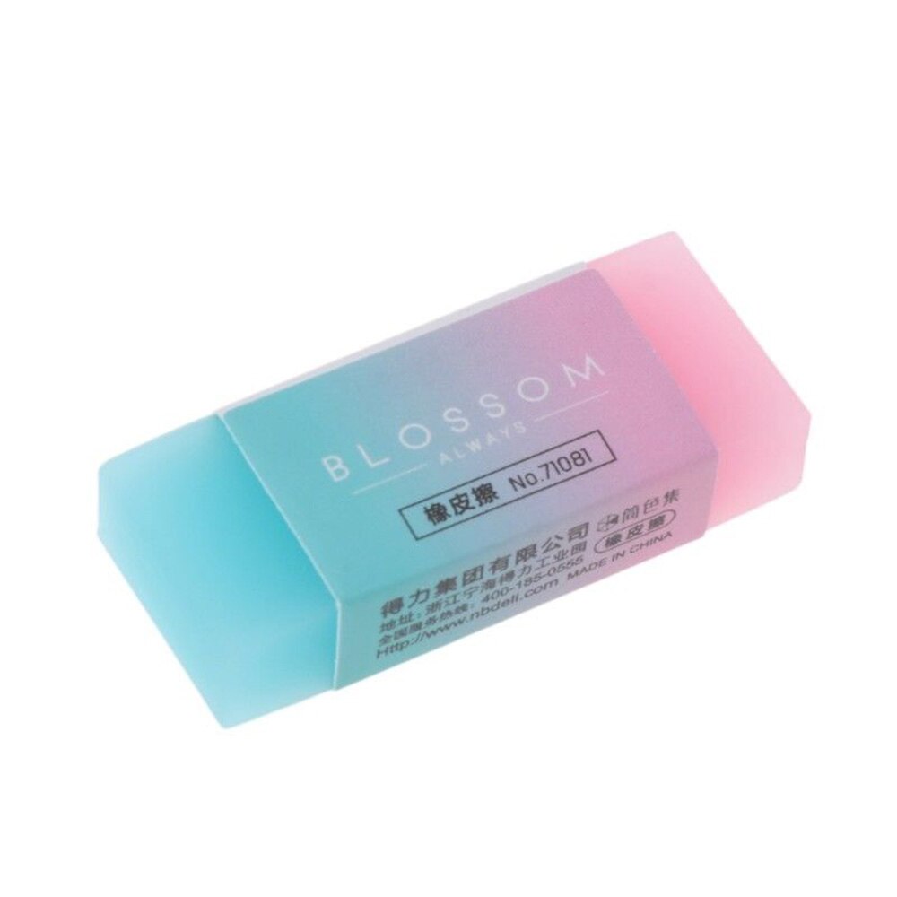 Novo 1pc borrachas de borracha colorida durável flexível lápis borracha estudantes artigos de papelaria material escolar para crianças