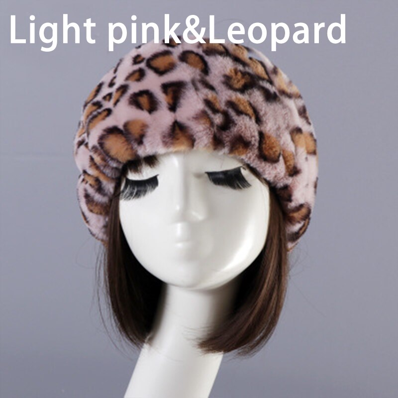 Vrouwen Hoeden Lady Russische Dikke Pluizige Imitatie Vossenbont Hoed Hoofdband Winter Earwarmer Ski Hoed Vrouwelijke Hoeden Voor Herfst Winter: N