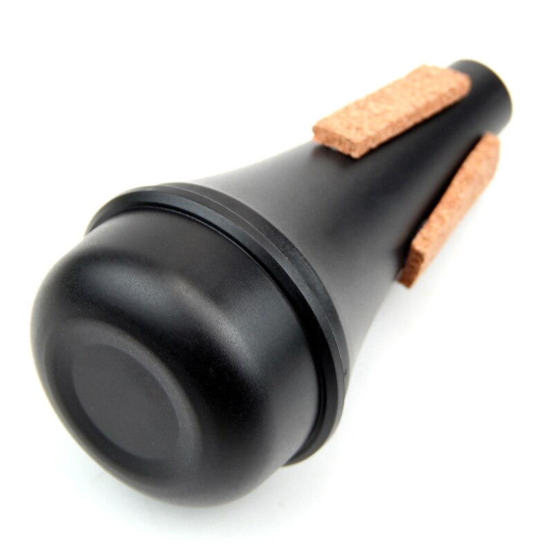 Black Trumpet Straight Practice Cup Mute Lightweight