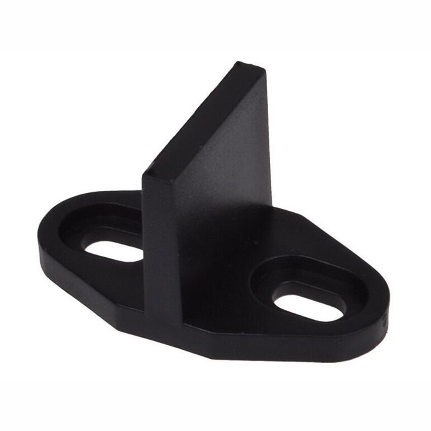 Floor Mount T-Guide Replacement for Sliding Door Hardware, Plastic Floor Guide Protective Hardware, Easy to Install, Black