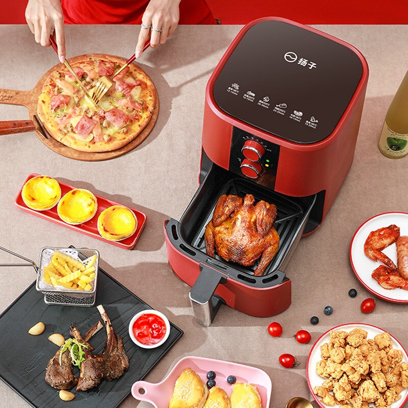 5L Household Air Fryer Oil-free Multifunctional French Fries Electric Oven 220V
