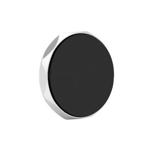 Universele Magnetische Auto Telefoon Houder Stand Voor Mobiele Telefoon Auto Gps Magneet Mount Telefoon Houder Magnetische Auto Houder: Silver Diamond