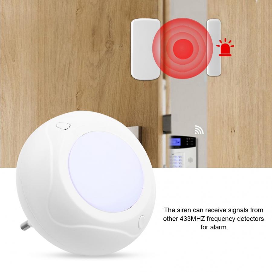 Wireless Security Alarm System 1 Sound Light Siren 2 Door Window Magnetic Sensor (JD11+MC06A)