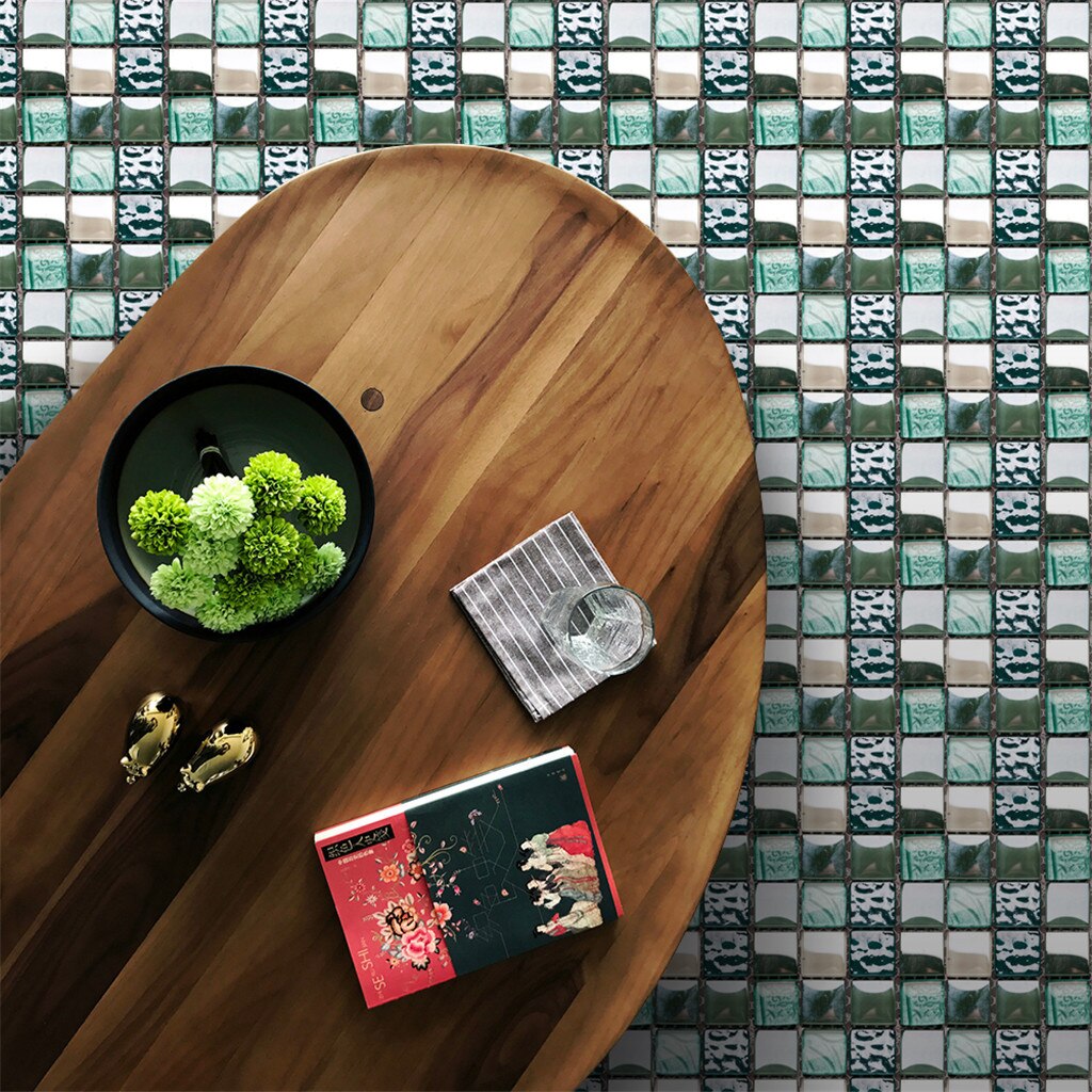 30 stuks 3d tegelstickers zelfklevend badkamer keuken decoratie huis muur naklejki na sciane wandtegelstickers vliegende stickers