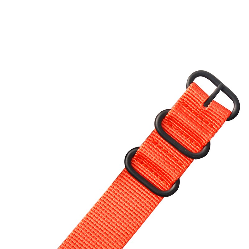 For Suunto D6 D6I Dive Computer Watch Nylon Strap Watchbands+ABS Adapters+Screwbars: Orange