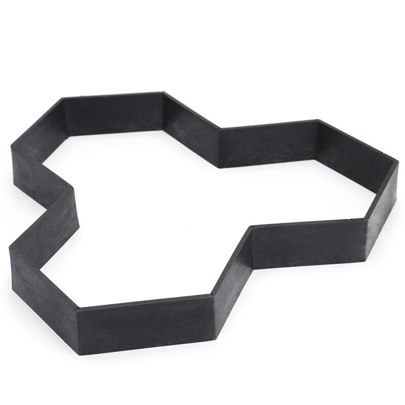 1 stk gjenbrukbare støpeformer for betong sti utlegger plen gårdsplass hage gjør-det-selv gangvei fortau belegningsform molder