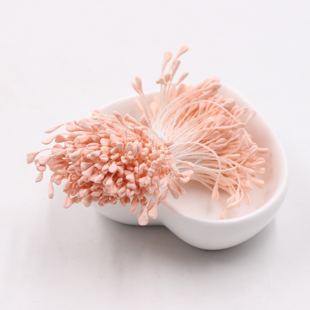 360Pcs/lot Mini Flower Stamen Artificial Flowers Pistil Wedding Party Decoration DIY Scrapbook Handmade Craft Flower Accessories