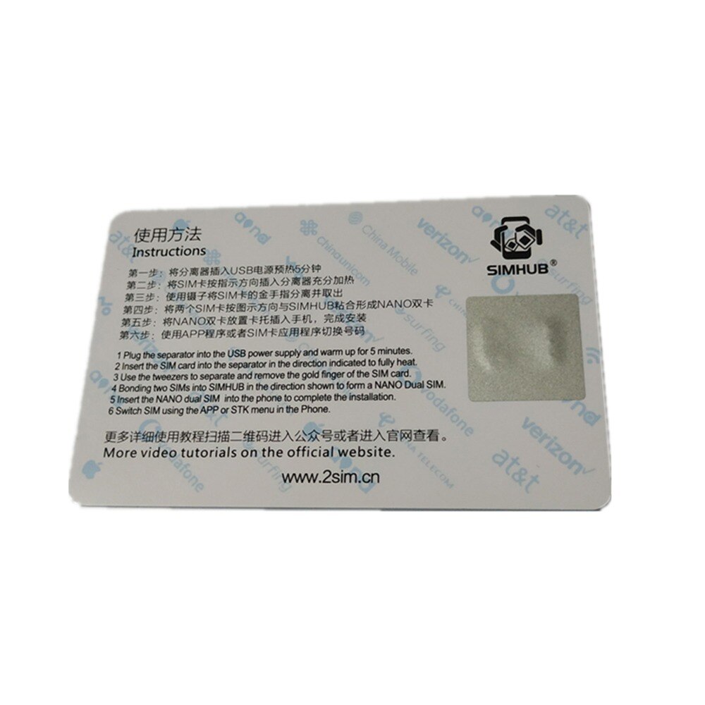 Dubbele SIM HUB Dual Sim-kaart Adapter voor iphone 5 6 7 P 8 Xs max Gebruik Twee Nano-SIM