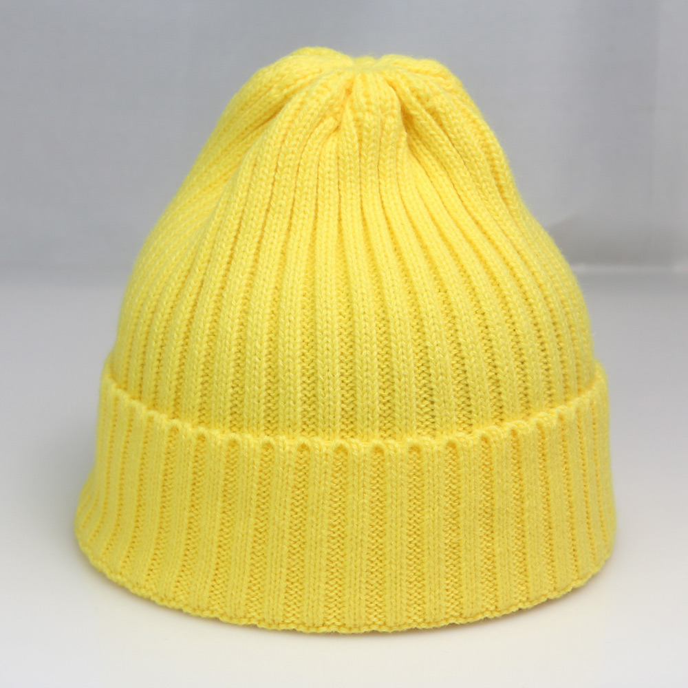 Jasny zwykły czapka dzianinowa zimowe damskie czapki puste szydełkowe paski Skullies czapka neonowy żółty gorący różowy szary biały